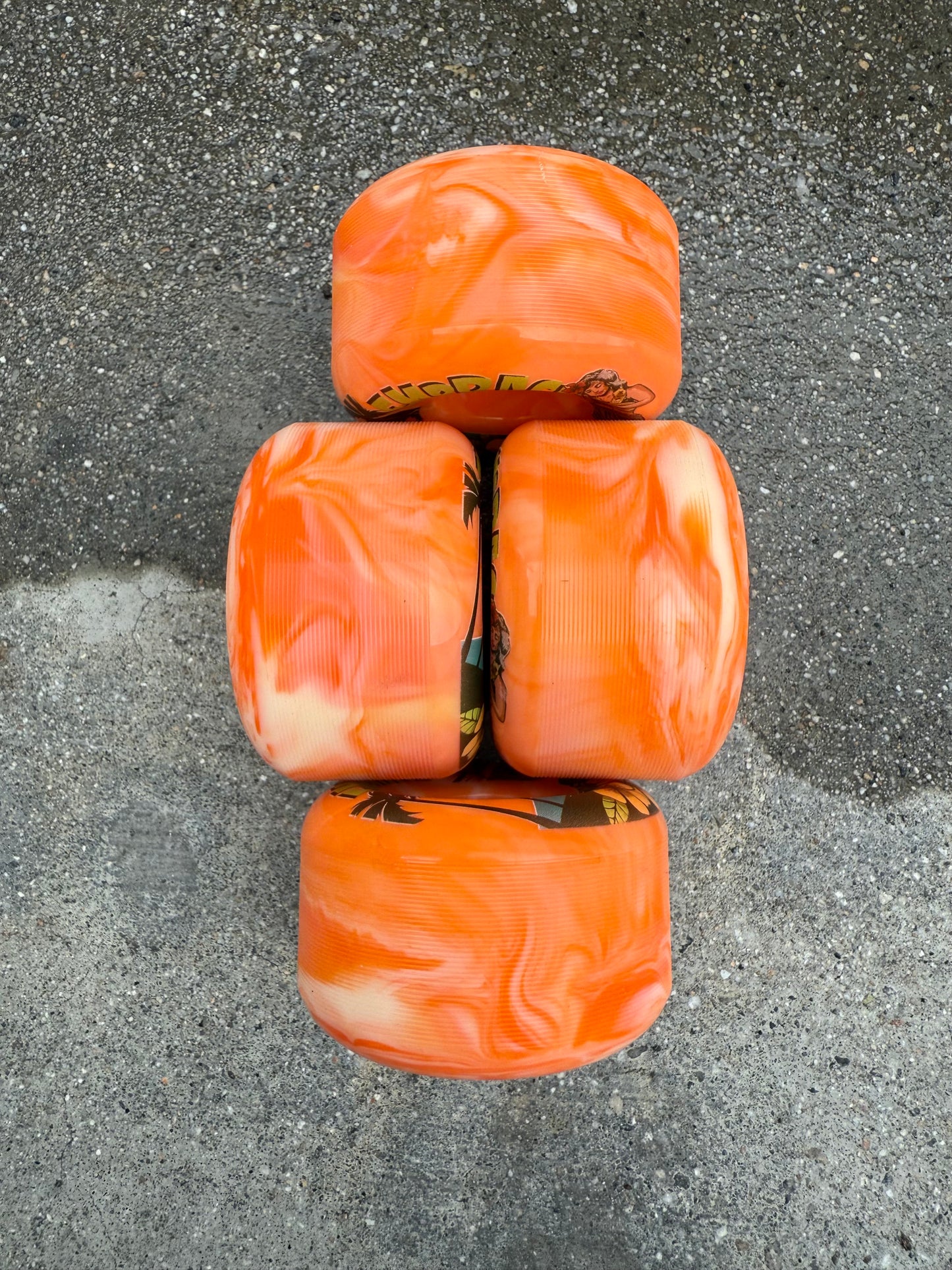 ORANGE SWIRL - ALOHA - 54mm
