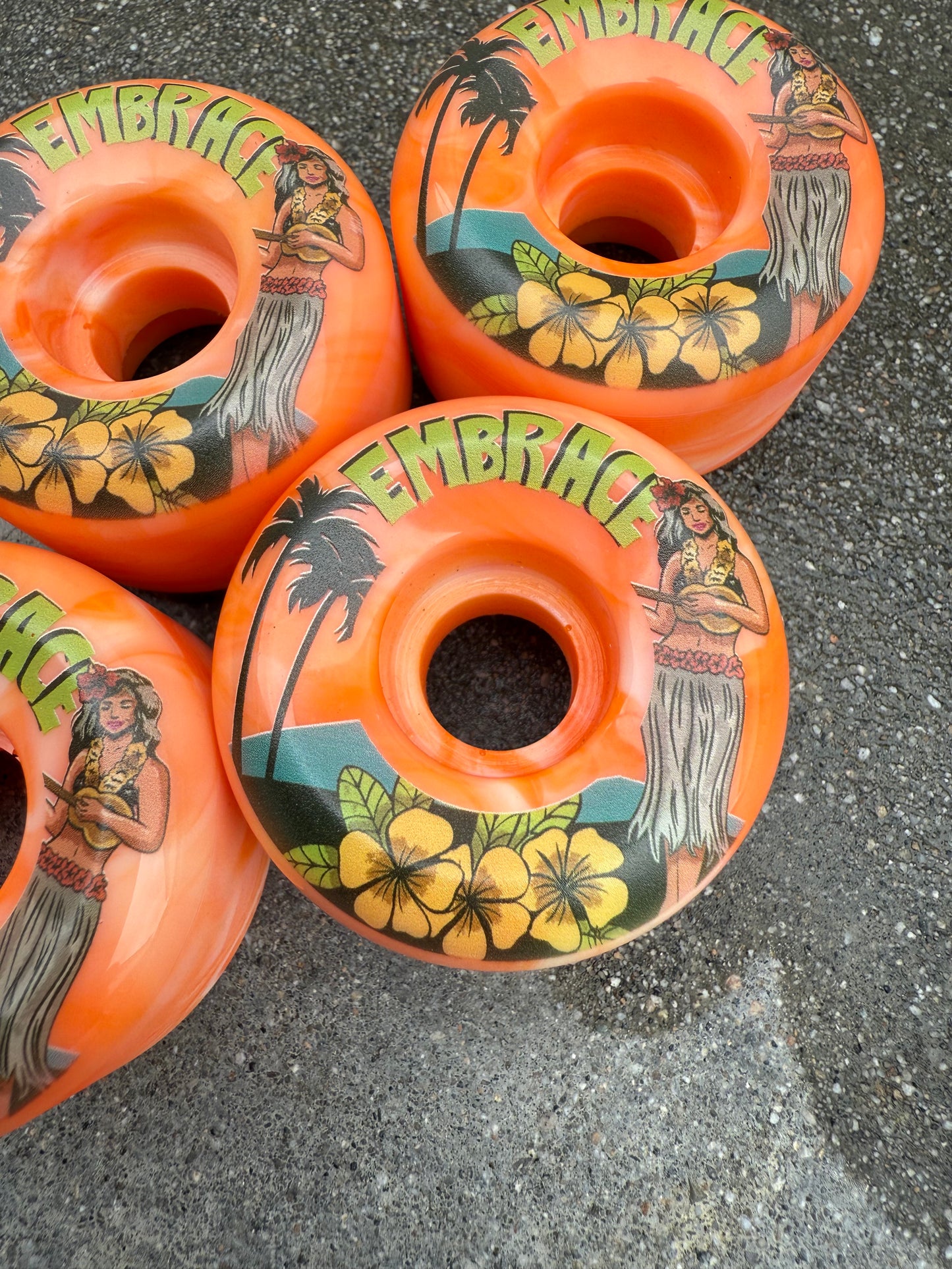 ORANGE SWIRL - ALOHA - 54mm