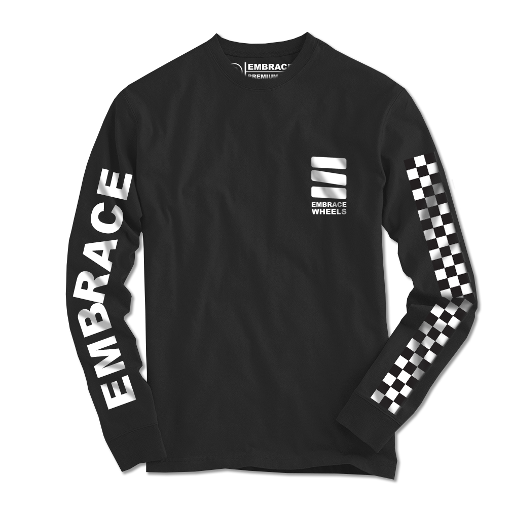 CHECKER - BLACK - LS