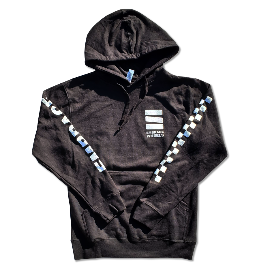 CHECKER - BLACK - HOODIE
