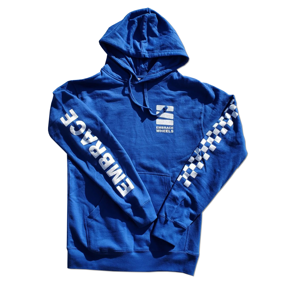 CHECKER - BLUE - HOODIE