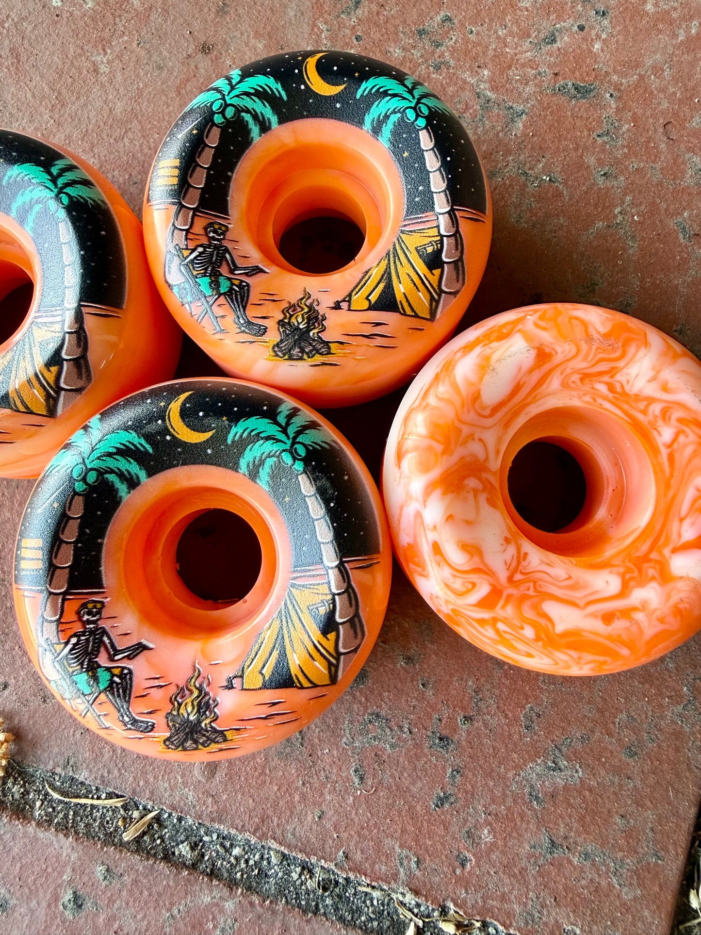 ORANGE SWIRL - CAMP VIBES - 56mm